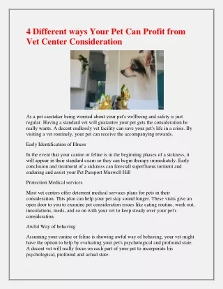 4 different ways your pet can profit from
