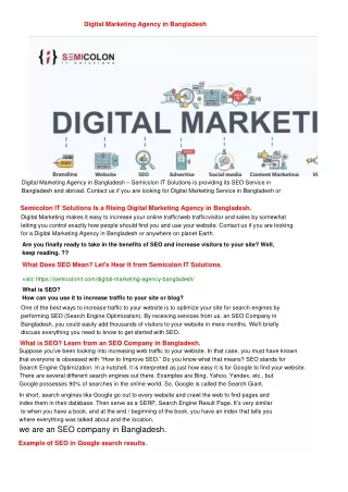 digital marketing agency in bangladesh
