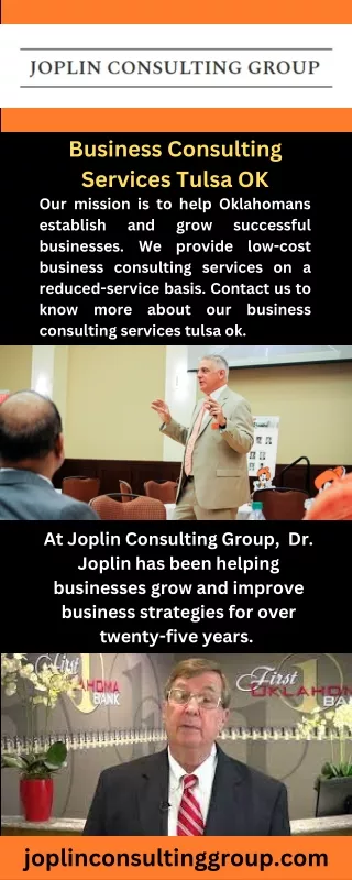Business Consulting Services Tulsa OK