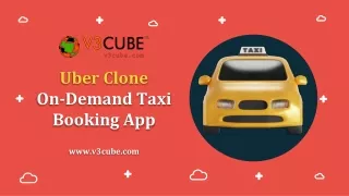 uber clone on demand taxi booking app