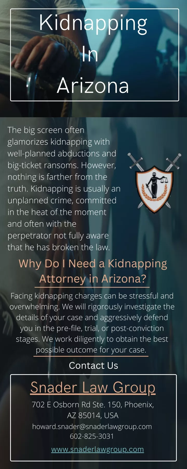 kidnapping in arizona