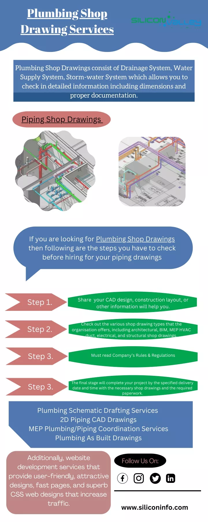 plumbing shop drawing services