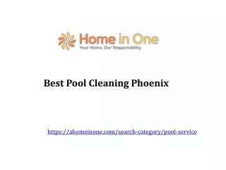 Best Pool Cleaning Phoenix