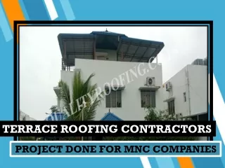 Terrace Roofing Contractors Coimbatore,Chennai,Tamilnadu