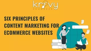 Six principles of content marketing for ecommerce websites