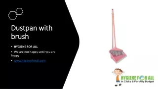 dustpan with brush