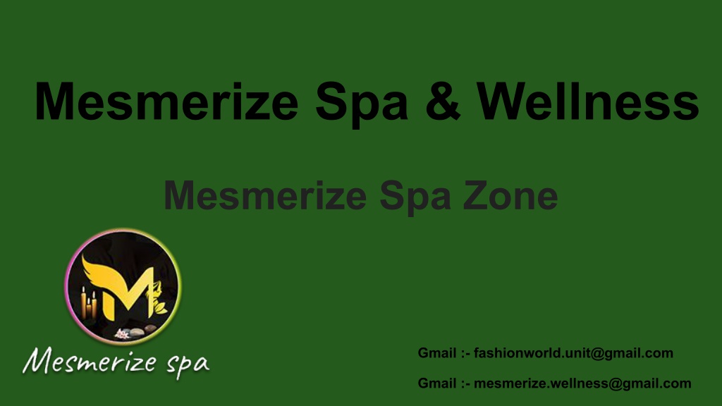 PPT - Mesmerize Spa & Wellness PowerPoint Presentation, free download ...