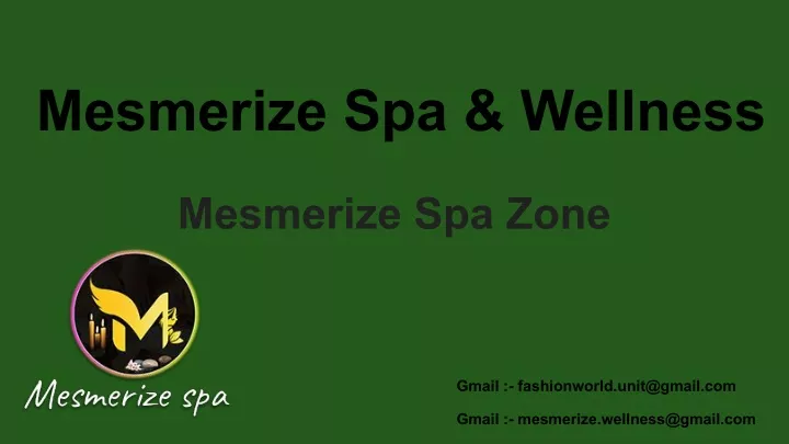 mesmerize spa wellness