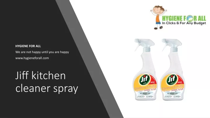 jiff kitchen cleaner spray
