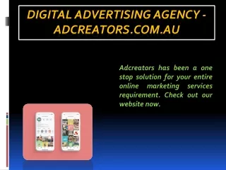 Digital Advertising Agency - adcreators.com.au