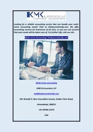 looking for a reliable accounting service that