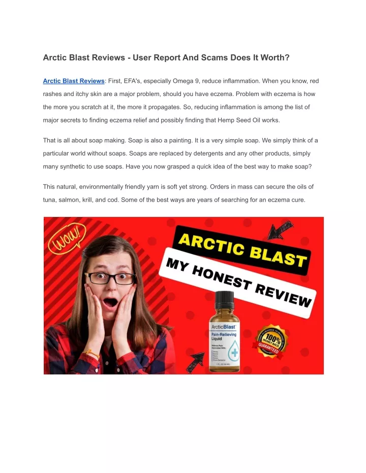 arctic blast reviews user report and scams does
