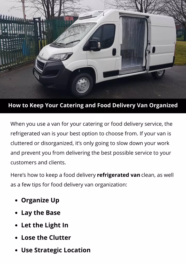 how to keep your catering and food delivery