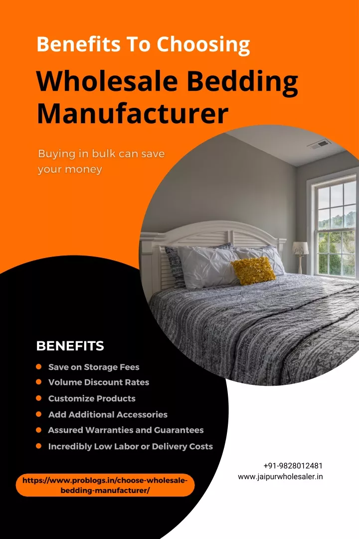 benefits to choosing wholesale bedding