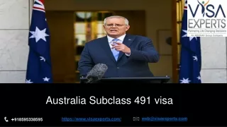 australia subclass 491 visa