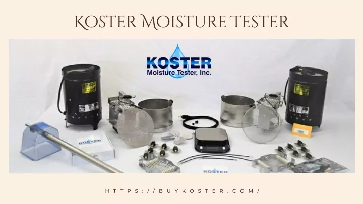 koster moisture tester