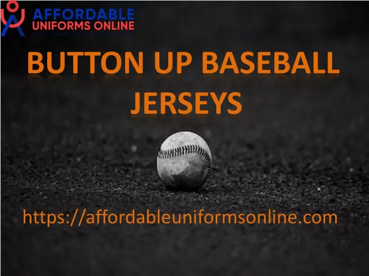 button up baseball jerseys