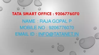 Tata Smart Office Solutions - Call  @ 9206776070 - Bangalore, Hyderabad, Chennai