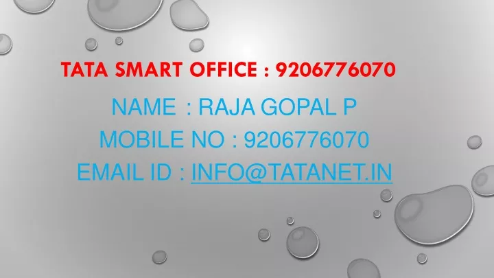 tata smart office 9206776070
