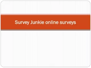 survey junkie online surveys