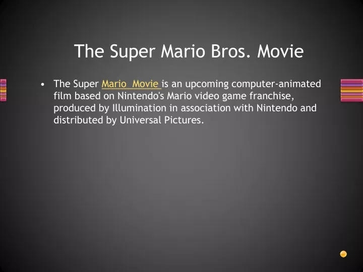the super mario bros movie