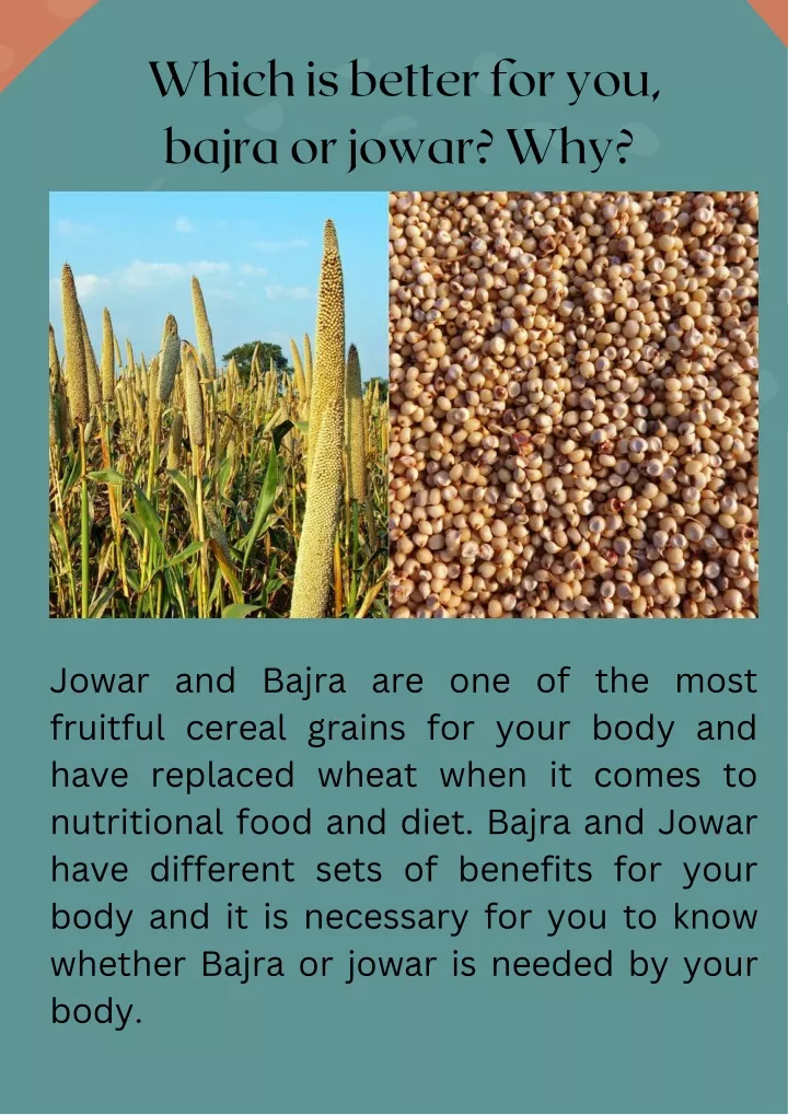 which is better for you bajra or jowar why