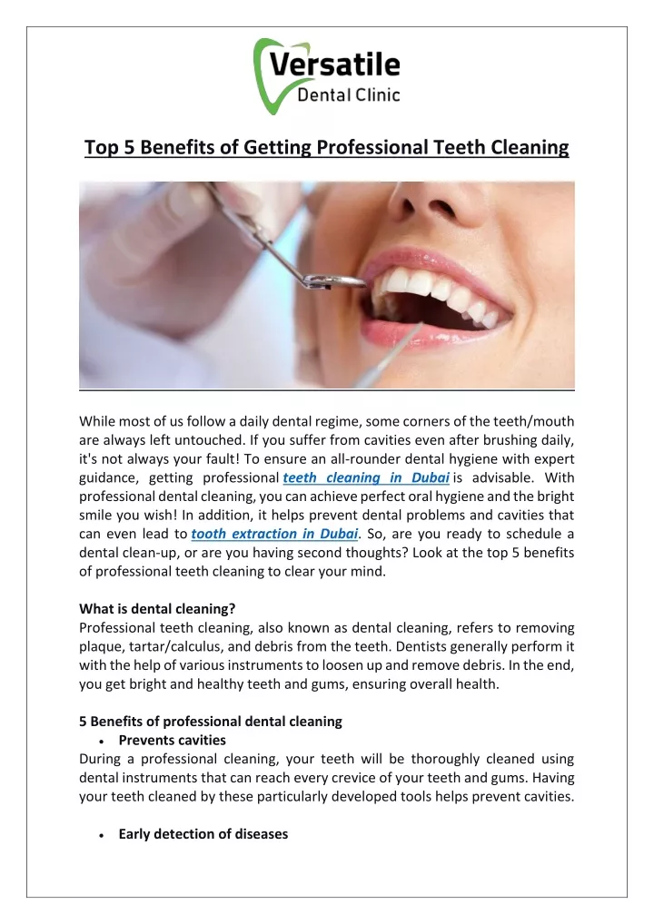 top 5 benefits of getting professional teeth