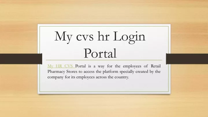 my cvs hr login portal my hr cvs portal