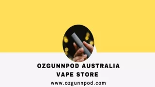 Best Disposable E-cigs Store OzGunnpod|GunnPod 2000 Vape Australia
