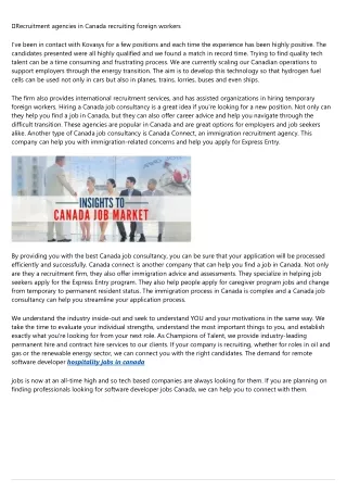 11 Ways to Completely Sabotage Your recruitment agency to canada