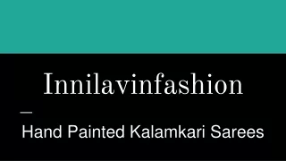 hand painted kalamkari sarees