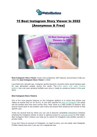 15 best instagram story viewer in 2022 anonymous