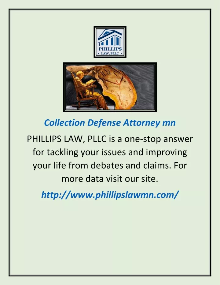 collection defense attorney mn