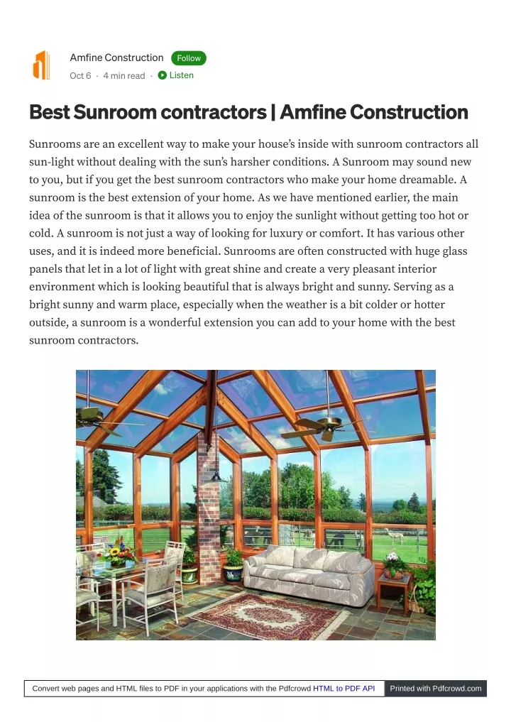 amfine construction