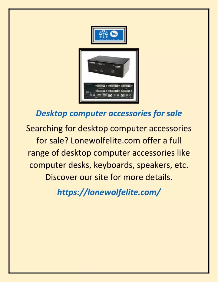 desktop computer accessories for sale