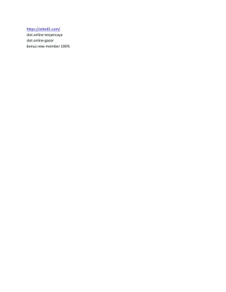 https otto45 com slot online terpercaya slot