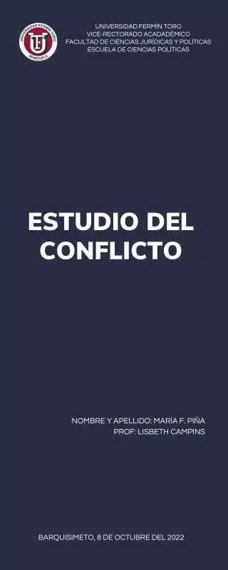 Introducción al estudio del conflicto