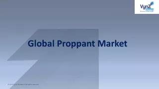 global proppant market