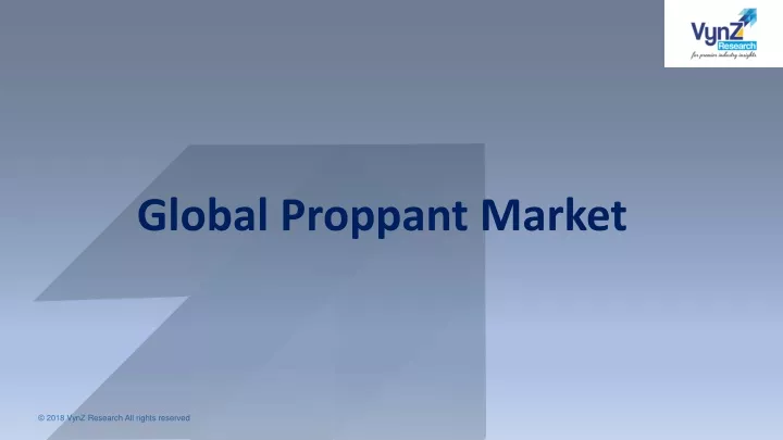 global proppant market