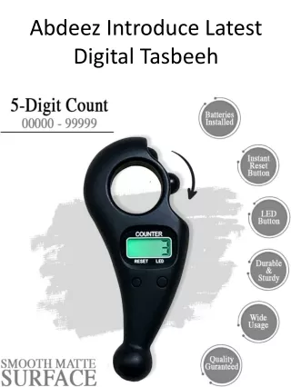 abdeez introduce latest digital tasbeeh