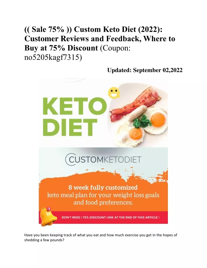 sale 75 custom keto diet 2022 customer reviews