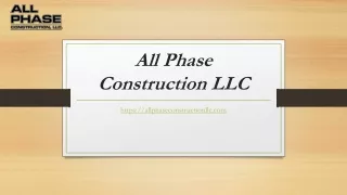 all phase construction llc