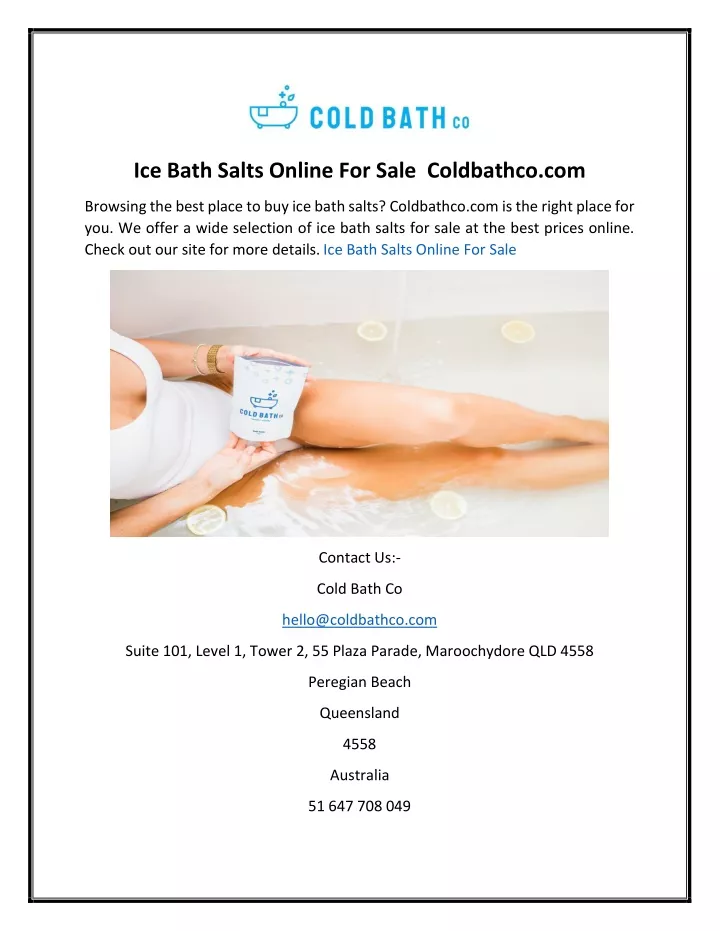 ice bath salts online for sale coldbathco com