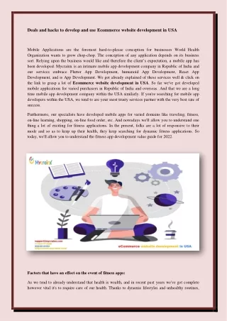 deals and hacks to develop and use ecommerce