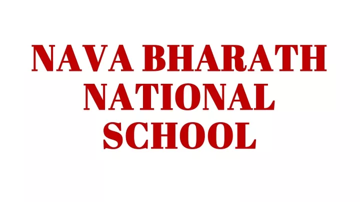 nava bharath national school