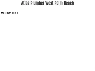 atlas plumber west palm beach