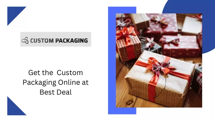 get the custom packaging online at best deal