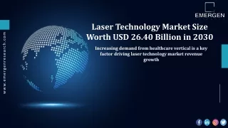 Laser Technology Market Share, Key Growth Trends, Major Players, and Forecast