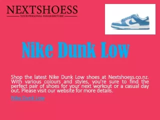 Nike Dunk Low | Nextshoess.co.nz