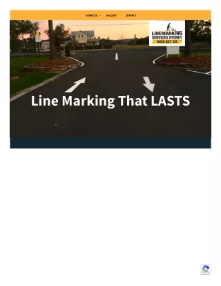Sydney Line Marking Service | Line Marking Services Sydney | Line Marking Compan